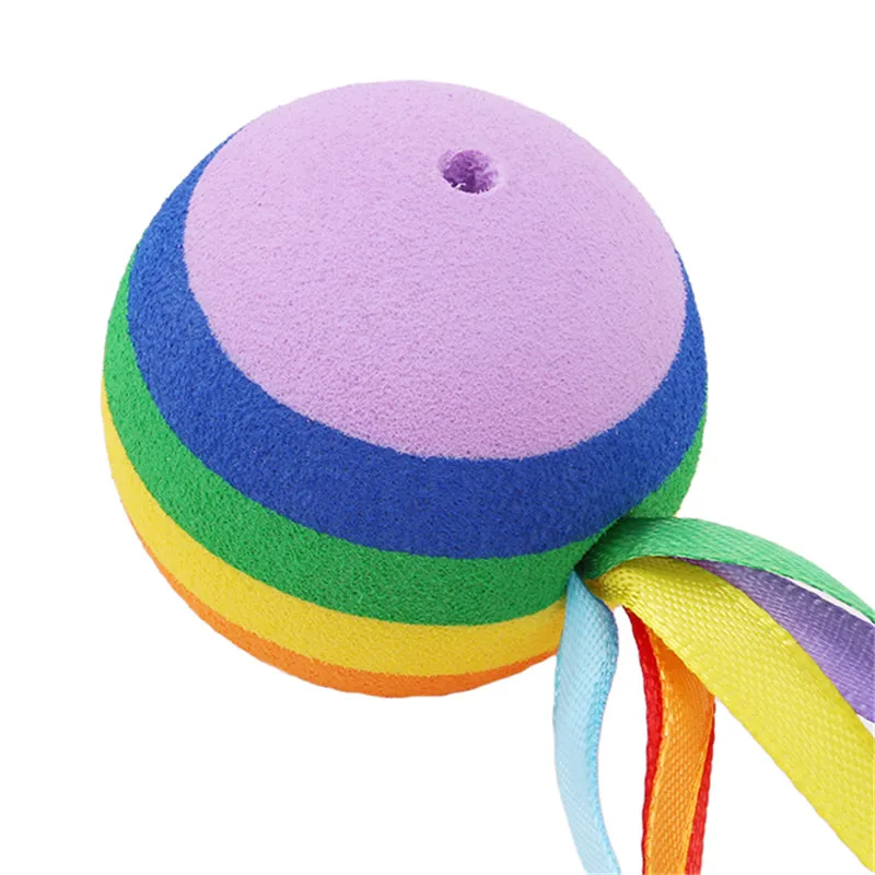 Rainbow Straps Car Styling Roof Ornament Funny Cartoon Doll Antenna Balls Plush EVA Foam Aerial Toppers Decoration