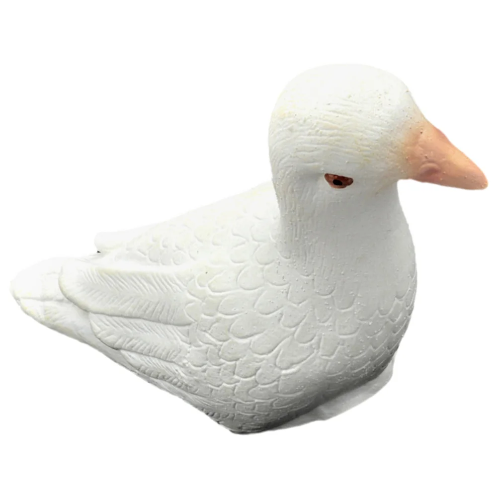 Rubber Pigeon Props Lifelike Bird Decoration Figurine Trick Stage Performance Garden Landscape Statue Outdoor Decor