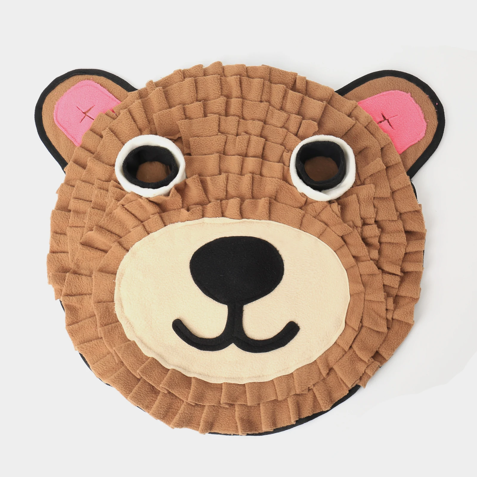 Kinyu ON STOCK 1pcs Dropshpping Cute Bear Anti Slip Interactive Dog Puzzle Forage Mat Slow Feeder Snuffle Mat For Dog