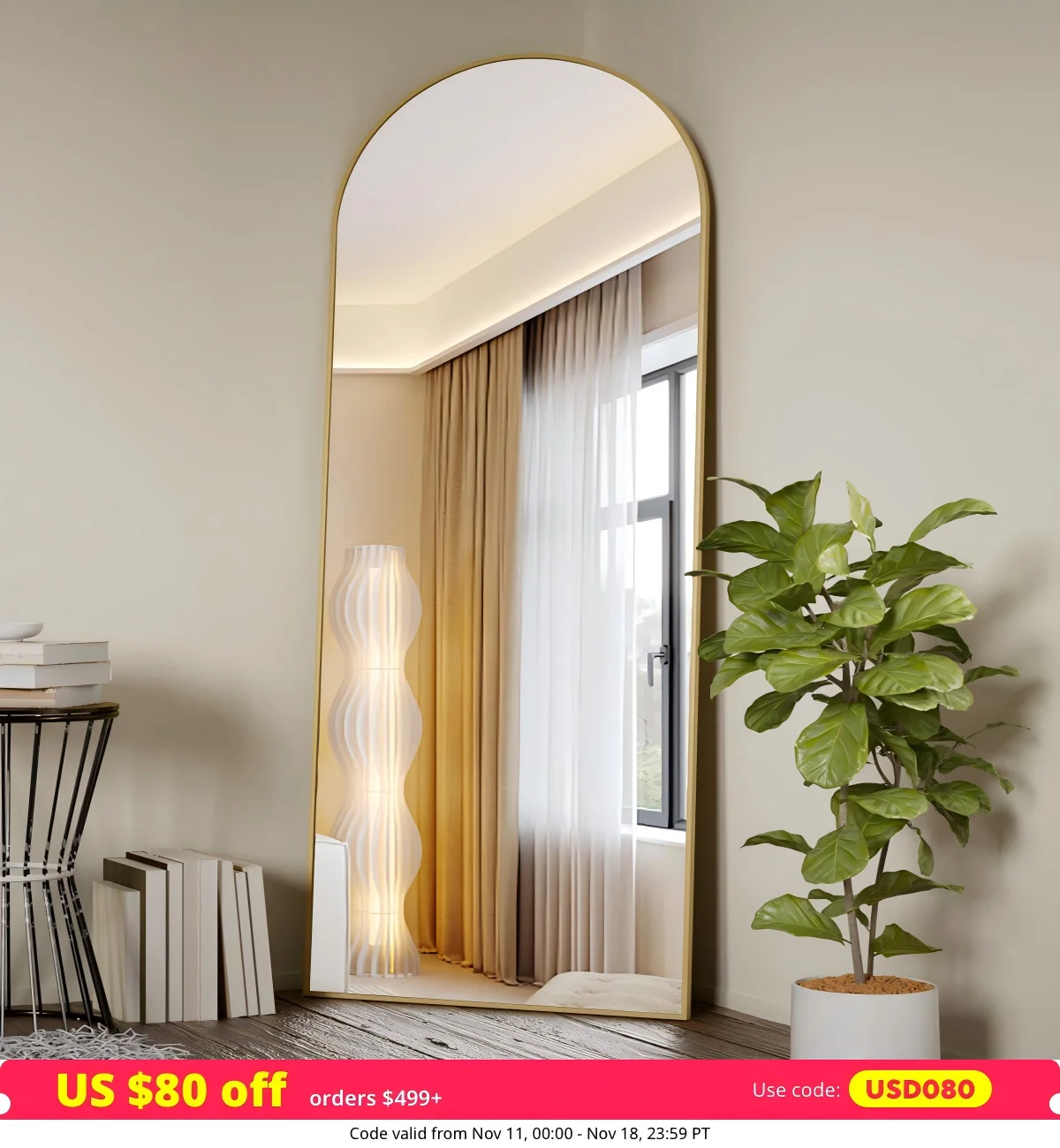 Arched Full Length Mirror, 71