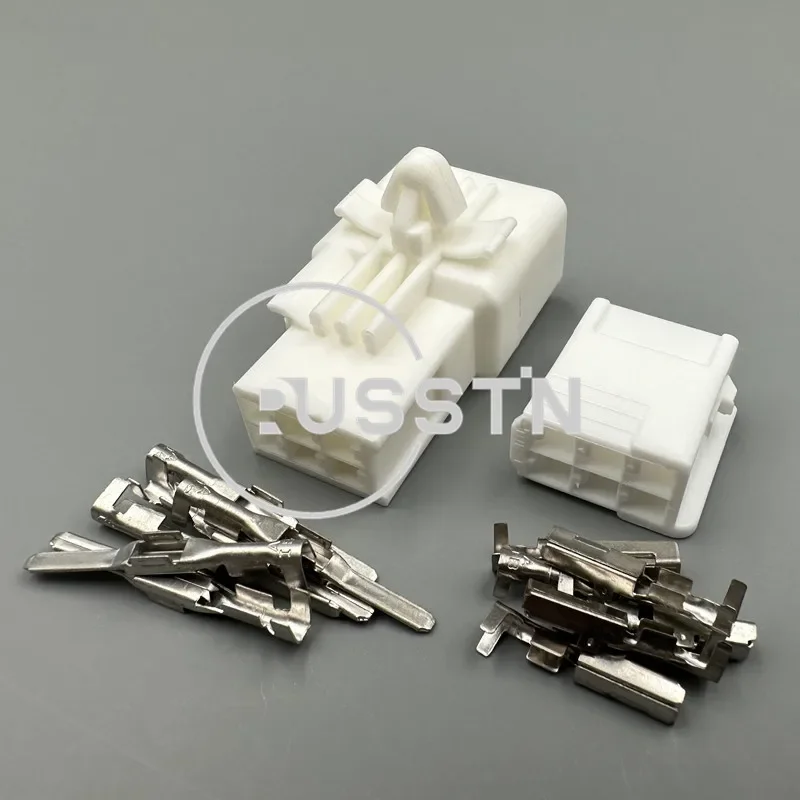 1 Set 6 Pin Car Wire Cable Connector Plug Automotive Electrical Socket AC Assembly 6240-5118 6240-1107