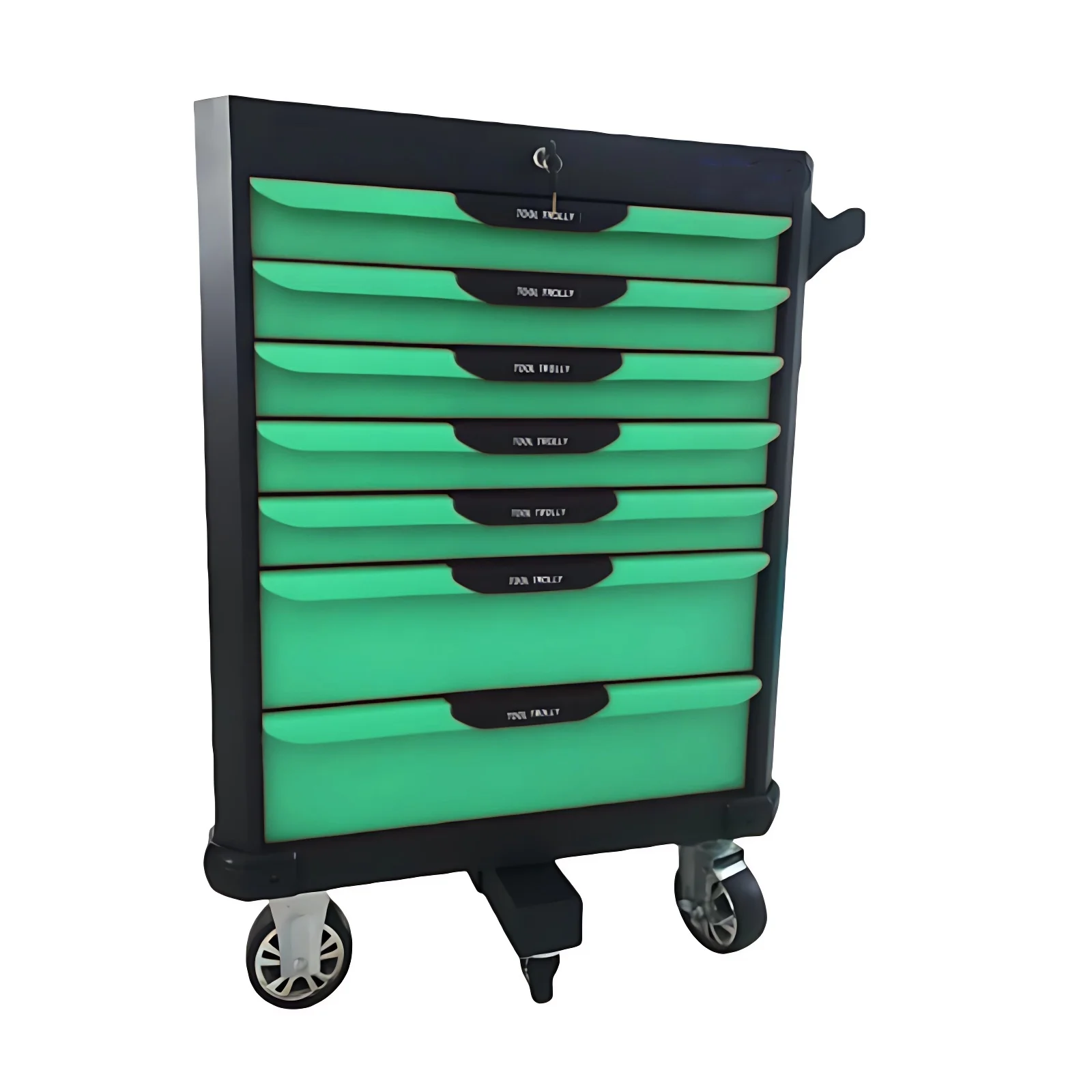 Professional Black Metal Rolling Metal Tool Cabinet Workshop Tool Trolley Steel Toolbox