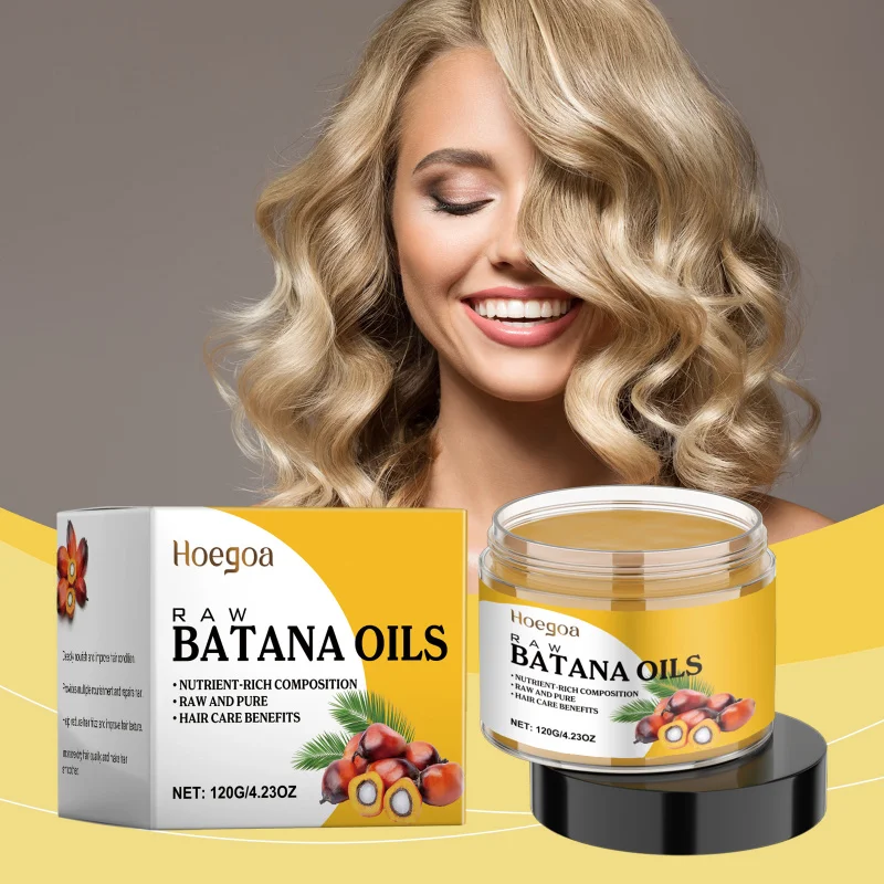 

Batana Hair Oil - Nourishing Treatment For Dry Damaged Hair, Scalp Care & Split End Repair With Natural Oils For Shine Strength