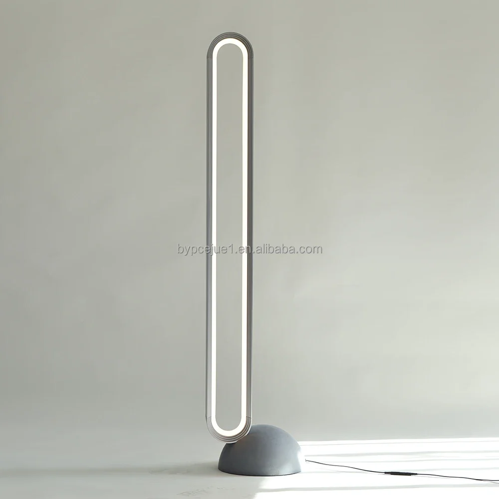 Original Minimalist Arc Floor Lamp Modern Nordic Style Home Decor Floor Lamps Luxury Concrete LED Standing Lamps