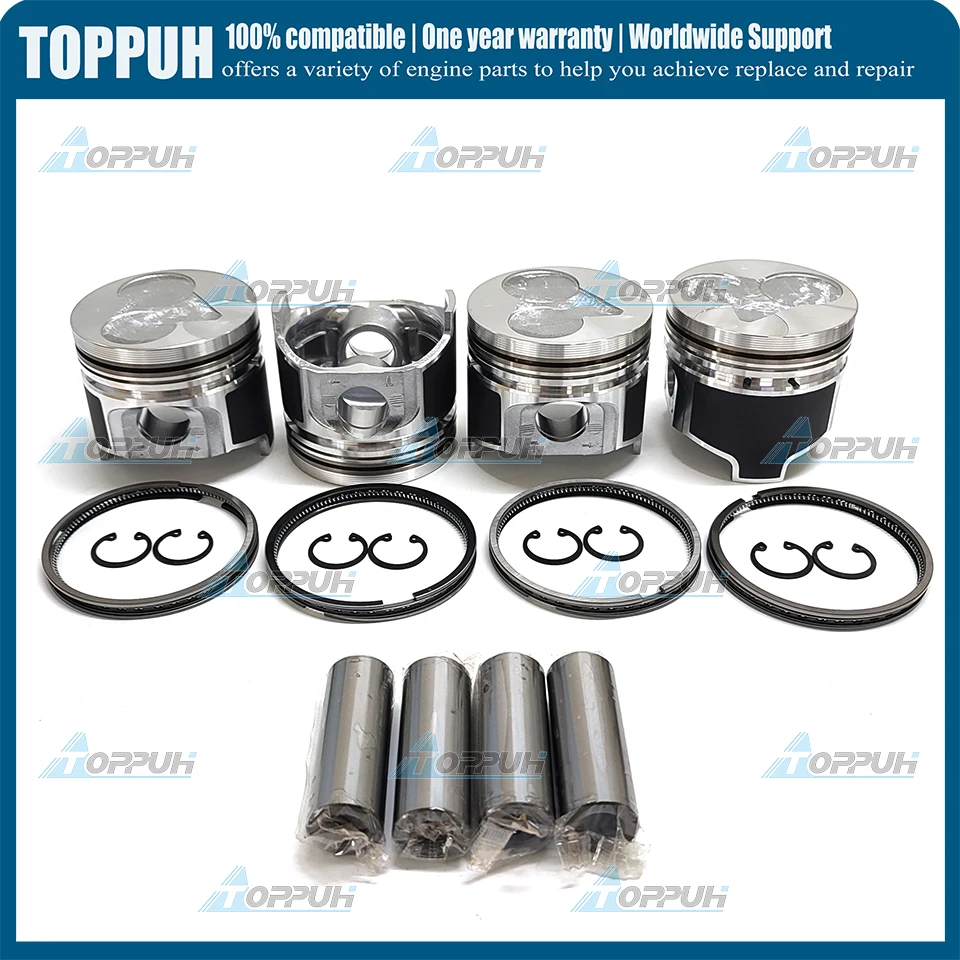 

V1505 New 4 set STD Piston & Piston Ring 78mm for KUBOTA V1505