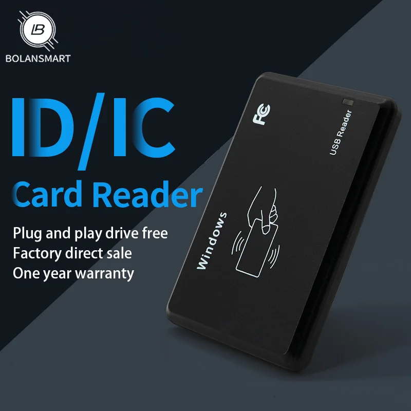 smart rfid card reader inducao ic id copiadora duplicadora interface usb controle de acesso programador criptografado 125khz 1356mhz 01