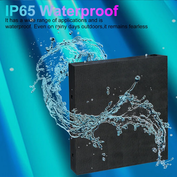 تخصيص الإعلان وحدة شاشة LED P2.5 P3 P4 P5 P6 P8 P10 في الهواء الطلق إضاءة مقاومة للماء وحدة عرض جدار الفيديو