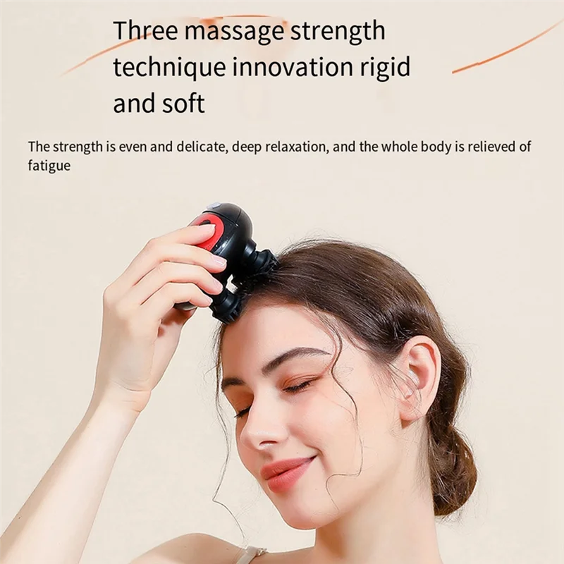 

Beauty EMS Head Massager Electric Head Massager Multi-Function Scalp Massager Unclogging Meridian Brush Massage Claw