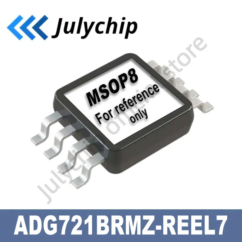 ADG721BRMZ-REEL7 package MSOP-8 CMOS dual-channel single-blade single-throw switch IC