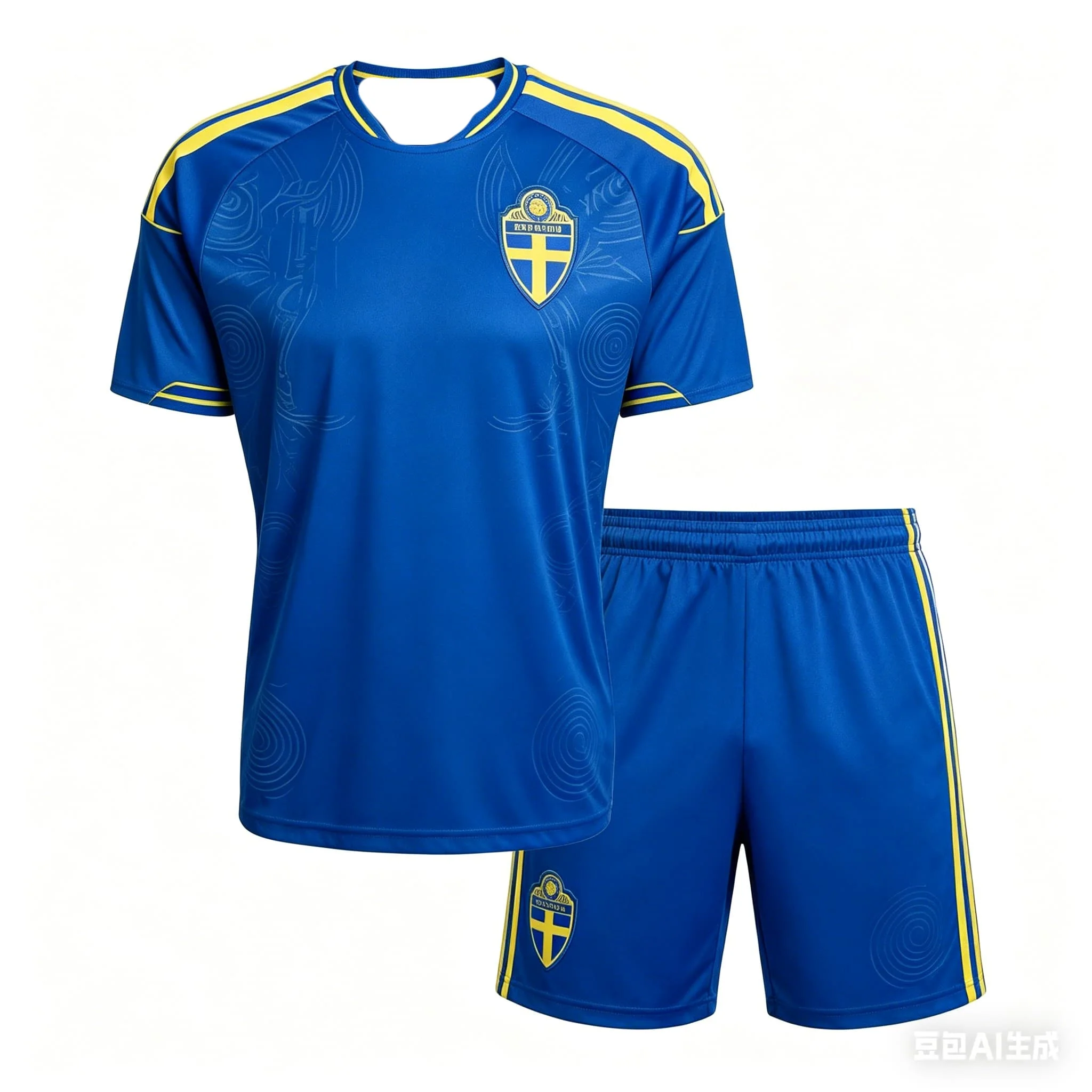 

2026 Men's Sweden Soccer Jersey Yellow Blue Shirt Sverige National Team Football Jersey Set for Game Day Streetwear