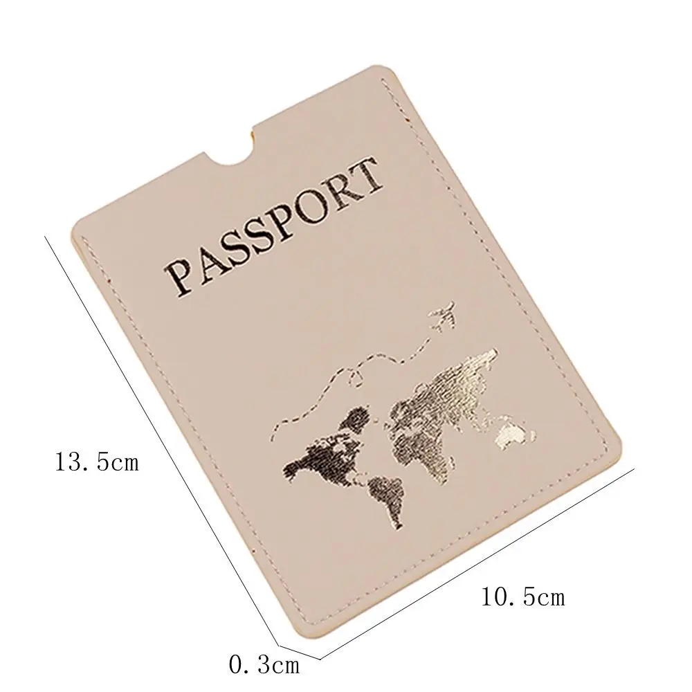 PU Leather Passport Cover Fashion Waterproof Packet Passport Holder Case Document Credit Card Case Travel