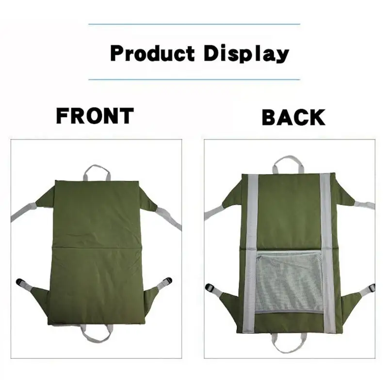 Portable Stadium Seat Cushion Foldable Beach Cushion With Back Support Camping Furniture For Hiking Picnic Beach Vacation