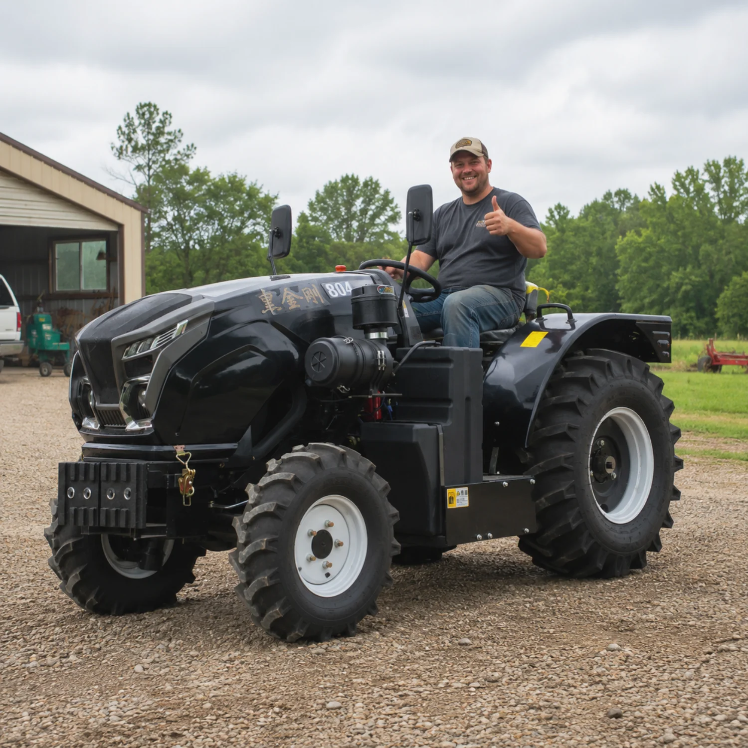 Customized 80HP 4WD Agricultural Farm Tractor Compact Tractor Utility Tractor Small Tractor Diesel Tractor Farming Machinery