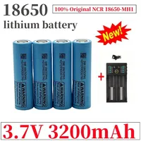 3.7V 3200mAh 18650 MH1 Li-ion battery for our 18650 30A toy tool flashlight battery+USB charger