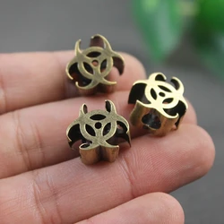 Resident Evil UBCS Brass Knife Bead Outdoor EDC Umbrella Rope Pendant DIY Paracord Woven Bracelet Accessories