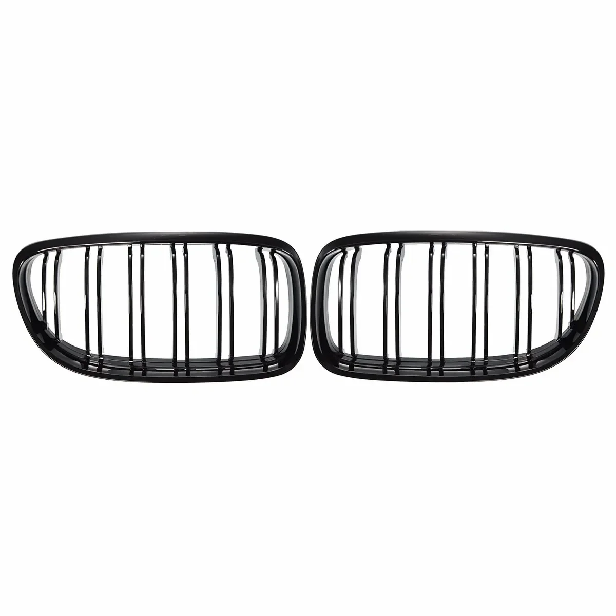 For BMW E90 E91 LCI 3 Series Sedan Wagon 325i 328i 335i 335xi 330i 2009-2013 Pair Front Kidney Double Slat Grill Grilles