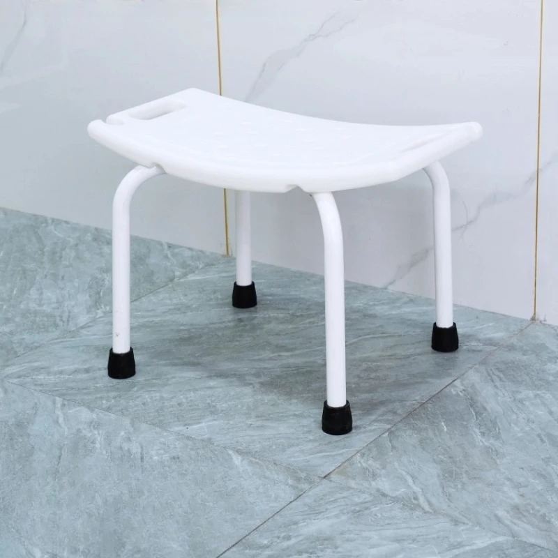 Adjustable Safety Shower Chair for Elderly, Pregnant Women & Disabled， Non-Slip Bath Seat with Backrest