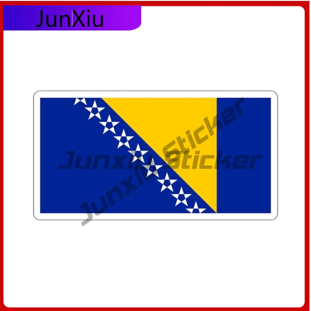 

Bosnia And Herzegovina Flag Sticker National Pride Bosnia Decal Decorative Car Suv Camper Windshield Bumper Truck Laptop Decor