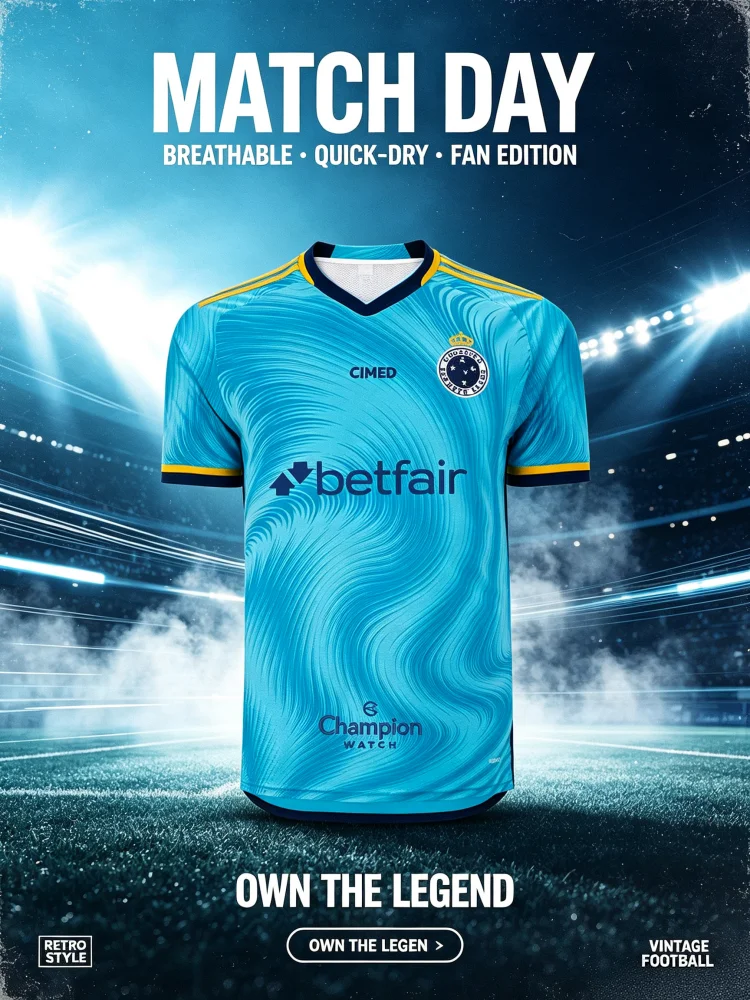 Summer Classic Cruzeiro Esporte Clube Soccer Jersey Men Women Brazil Fans Sport Uniform Cruzeiro Football Shirt Family Kids Tees