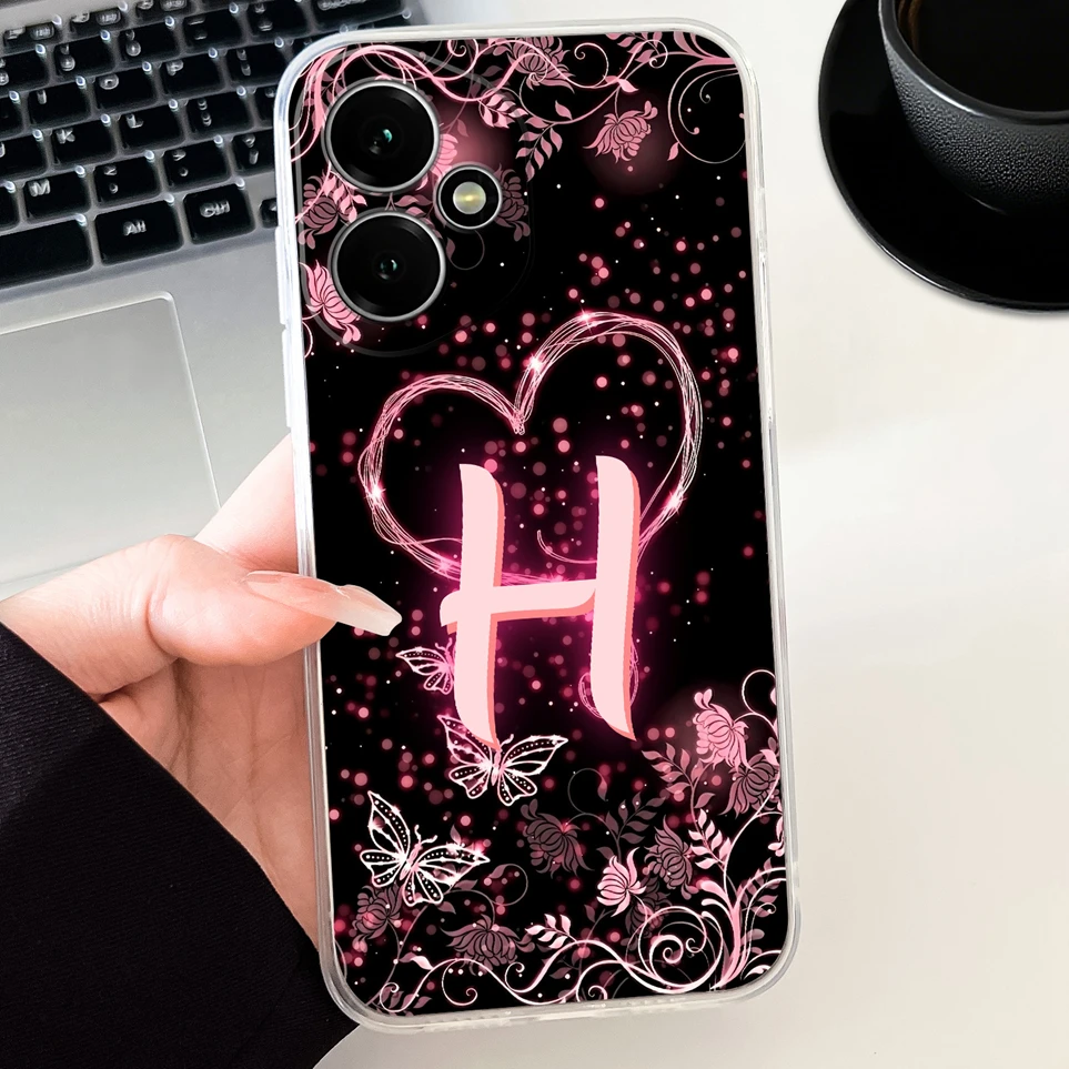 Etui na telefon Huawei Honor 400 400Pro 400Lite Coque Fashion Love Heart Soft TPU Clear Shell For 400 Smart Funda 400 Pro Case