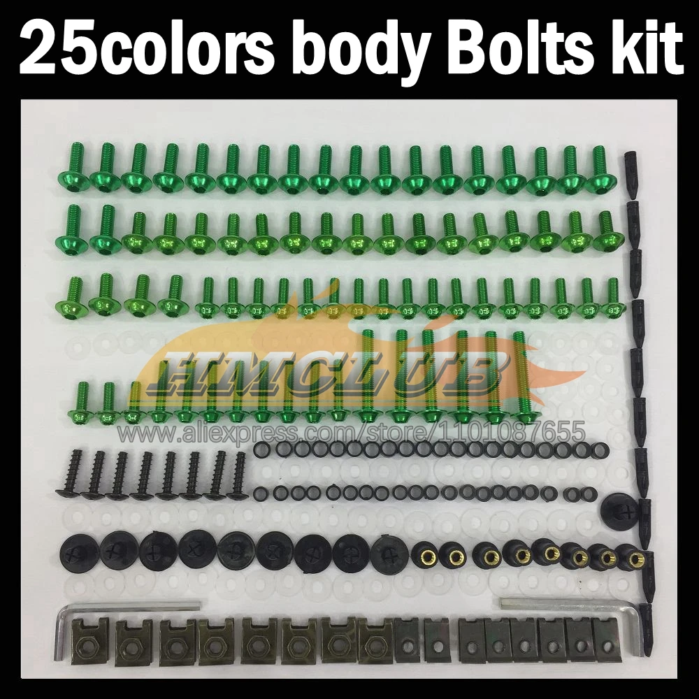 268ps Full Screws Kit Body bolt For HONDA CBR600FS CBR600 CBR 600F3 600 F3 FS CBR600F3 95 96 1995 1996 Fairing bolts screw NutS