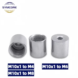 2pcs Round Female Inner Thread M10x1 To Inner Thread M8 M6 M4 Adapter Nut Variable Diameter Screw Fine Thread