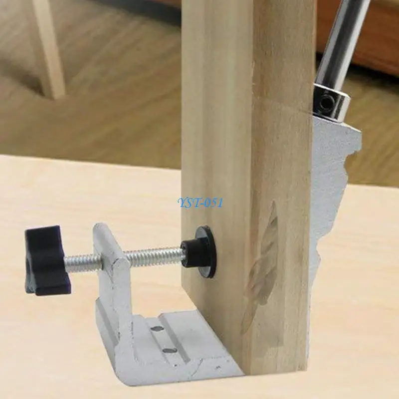 

E15A Pocket Hole Jig Kits 15°Woodworking Inclined Hole Jig 2Drill Guide Joint Tool Drill, Wrench, Screws, Dowels Included