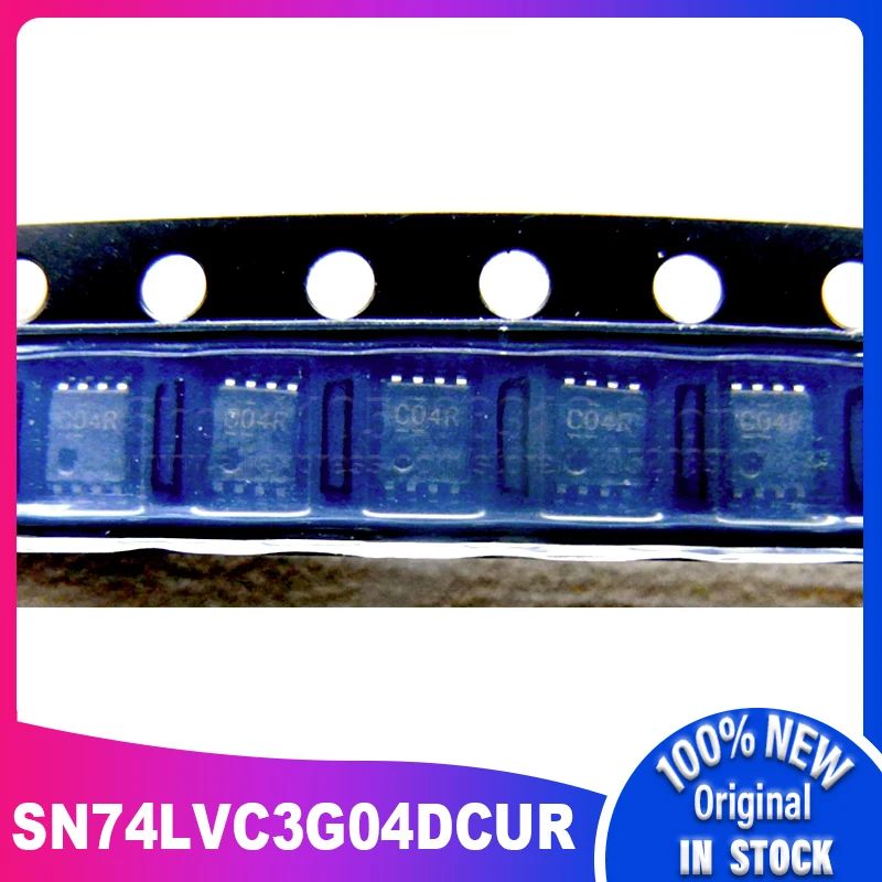 20 ~ 100 قطعة/الوحدة SN74LVC3G04DCUR SN74LVC3G04 VSSOP8 الرمز: C04R 100% مخزون بقعة جديد