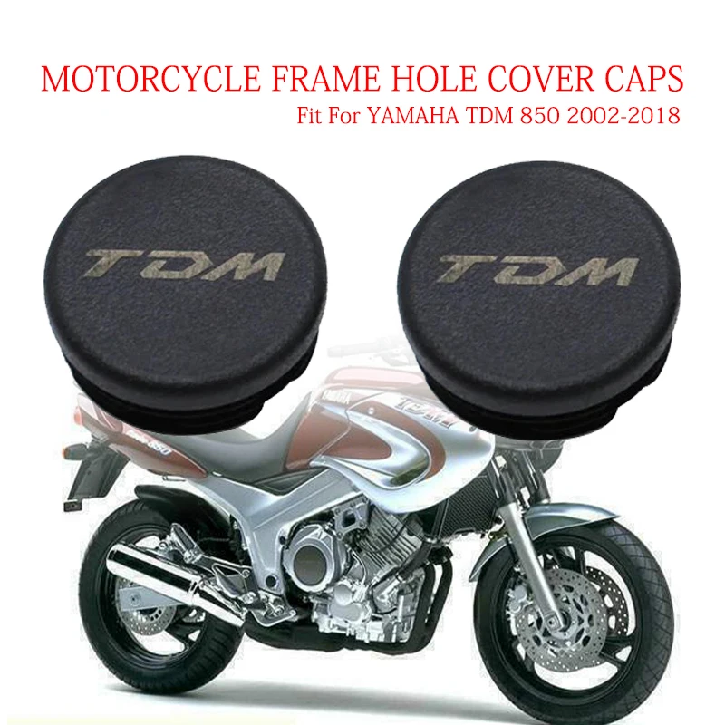 

Motorcycle Accessories Frame Hole Cover Caps TDM850 Plug Decorative Frame Cap Fit For YAMAHA TDM 850 2002-2018 Modified Parts