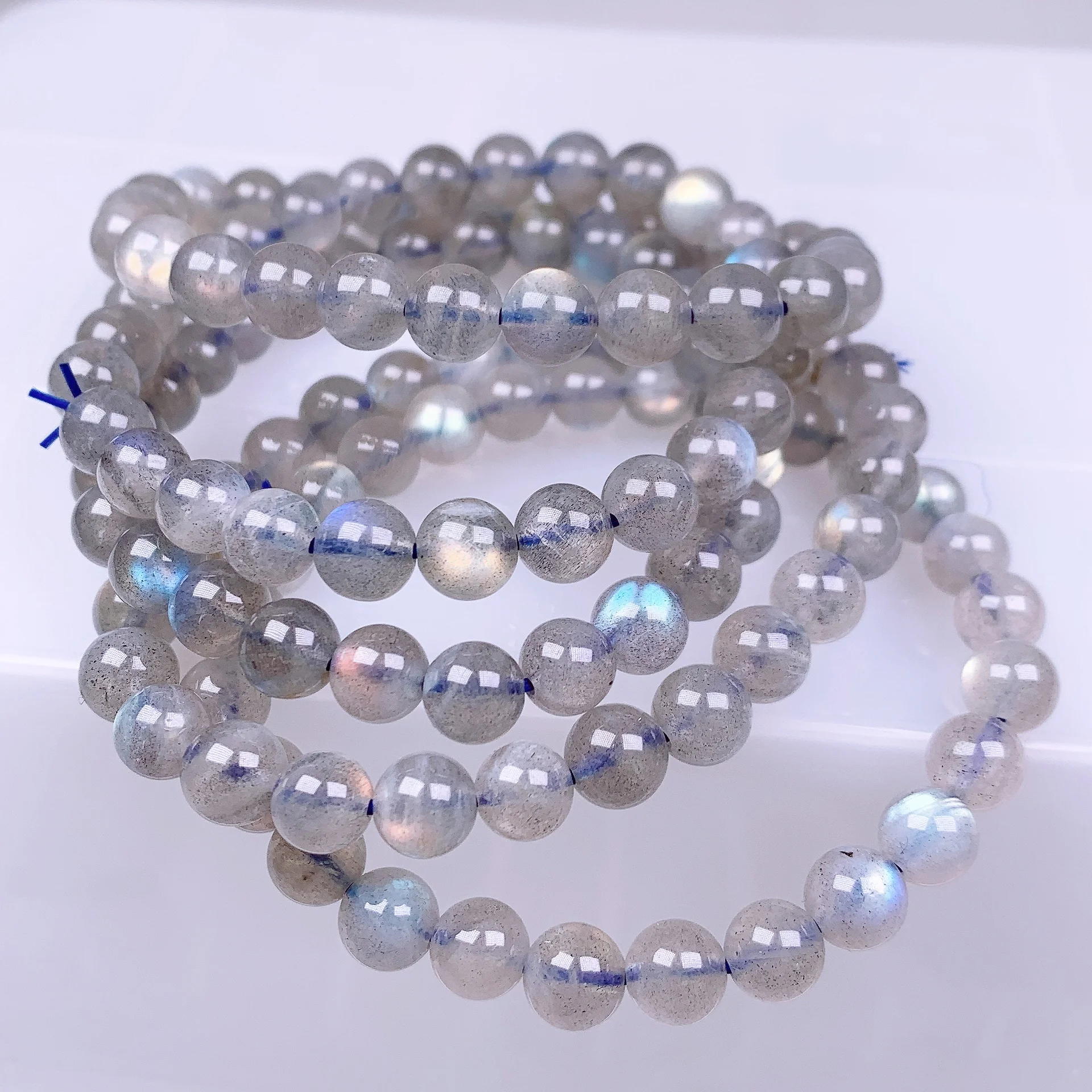 

Natural Stone Beads Bracelet For Women Men Amethysts Crystal Quartzs Aquamarines Jades Jewelry Agates Elastic Bangle Bracelets