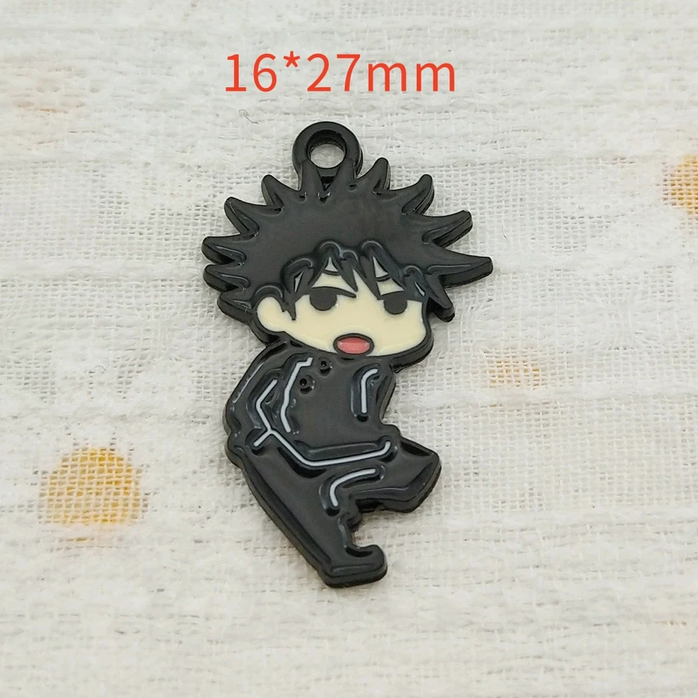 مزيج 10 قطعة/الوحدة Kawaii الكرتون الشكل المينا سحر قلادة DIY بها بنفسك أقراط مجوهرات جعل سوار المفاتيح اليدوية الإكسسوارات