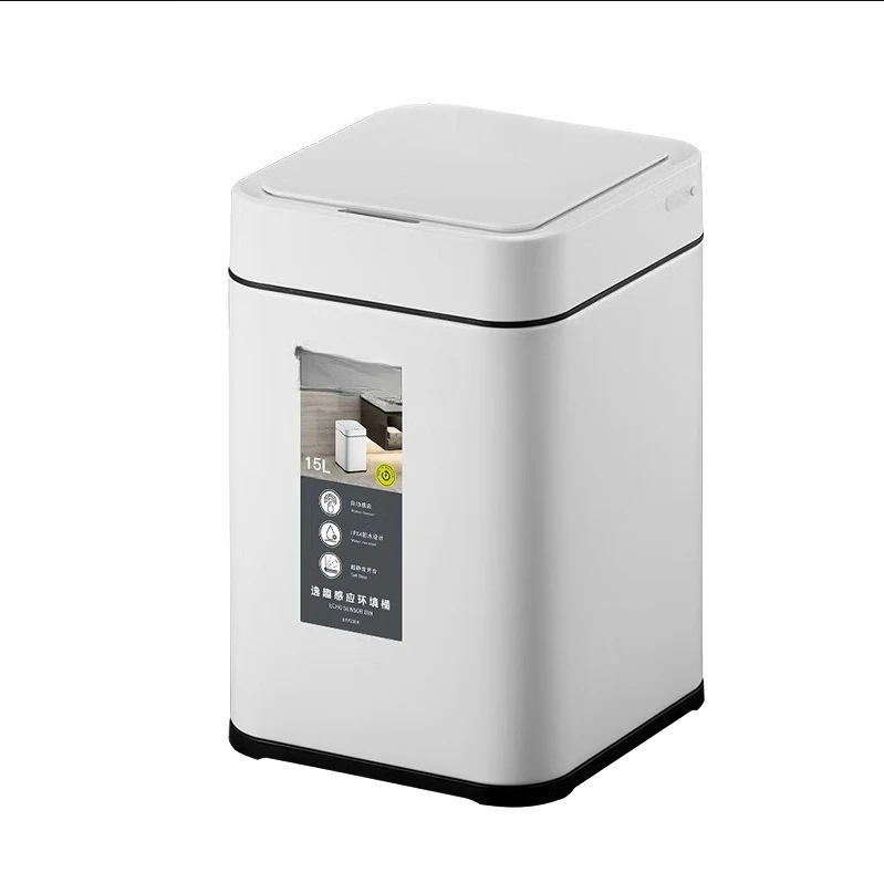 

Intelligent induction trash can, living room and kitchen automatic opening and closing with lid, medium and large