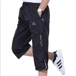 Pantalones cortos de Surf de talla grande para hombre, Shorts de playa, pantalones cortos de natación, pantalones deportivos cortos de tabla de secado rápido con forro de red interior