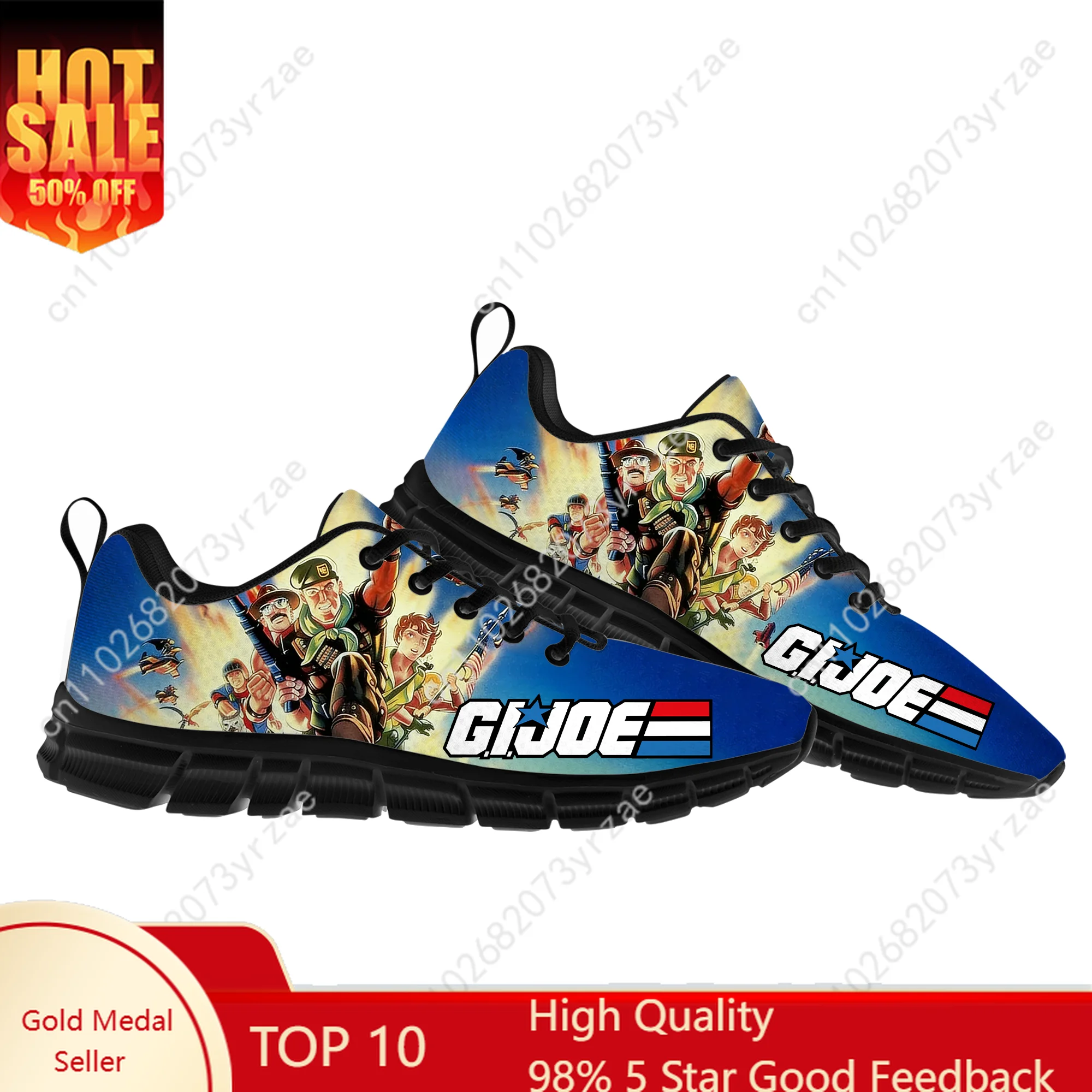 

G.I. Joe Sports Shoes Hot Cartoon Game Mens Womens Teenager Sneakers Fashion High Quality Sneaker Custom Built Shoes