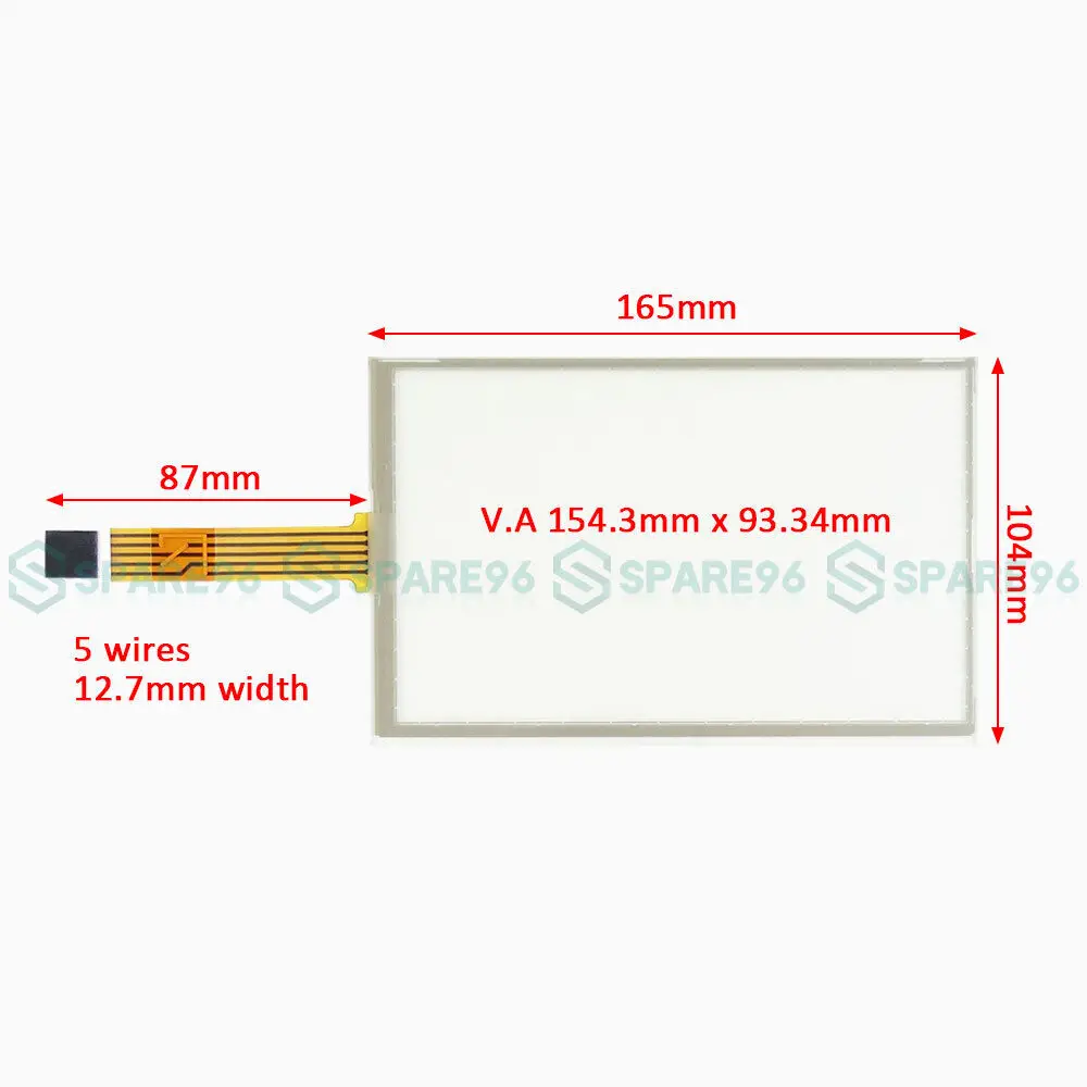 NEW For T070S-5RBH03N-0A11R0-080FH Touch Screen Glass External Panel