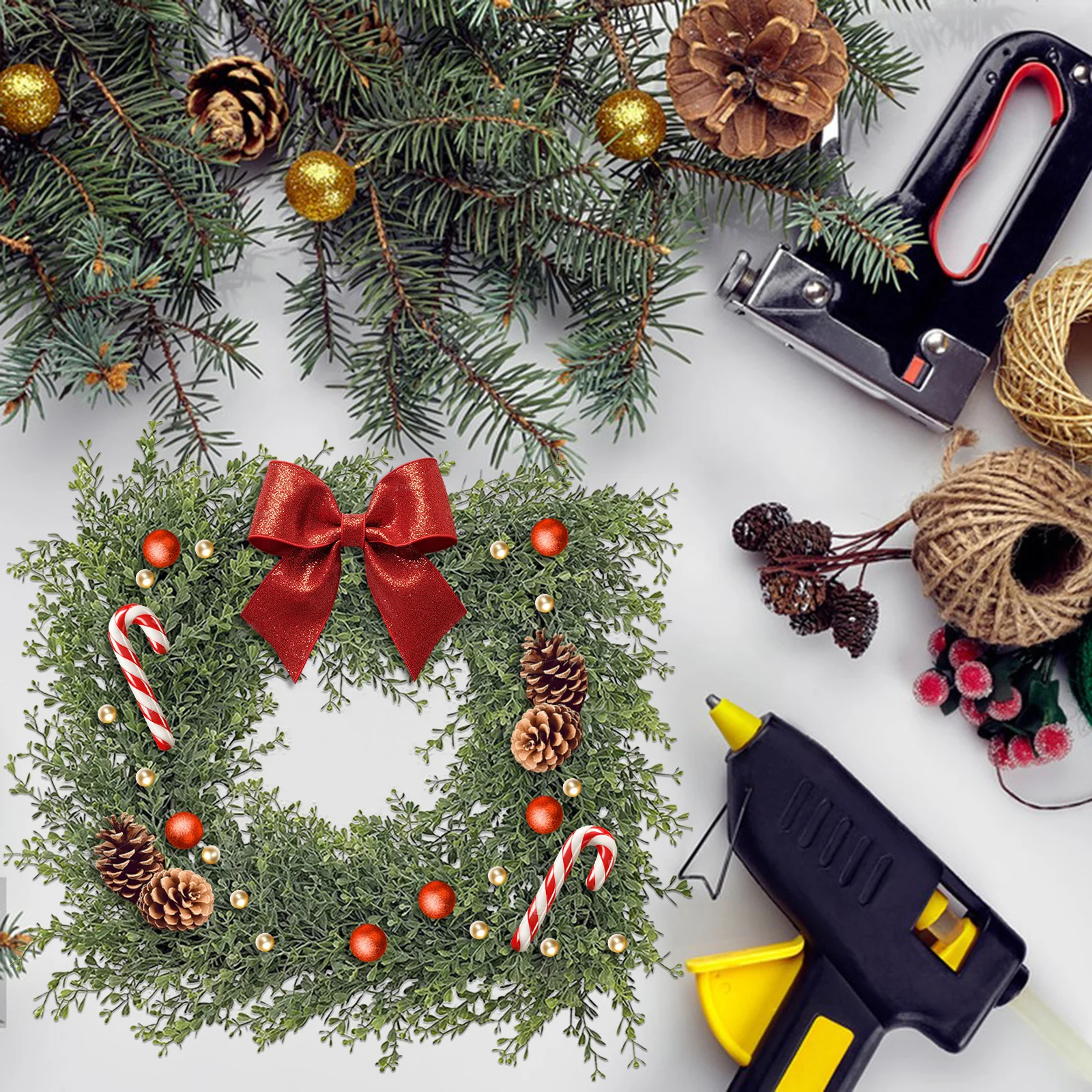 

1pc Square Frame Iron Wire Rack For Diy Crafts Metal Floral Garland Frame Hanging Wreath Holder Wreath Making Tool