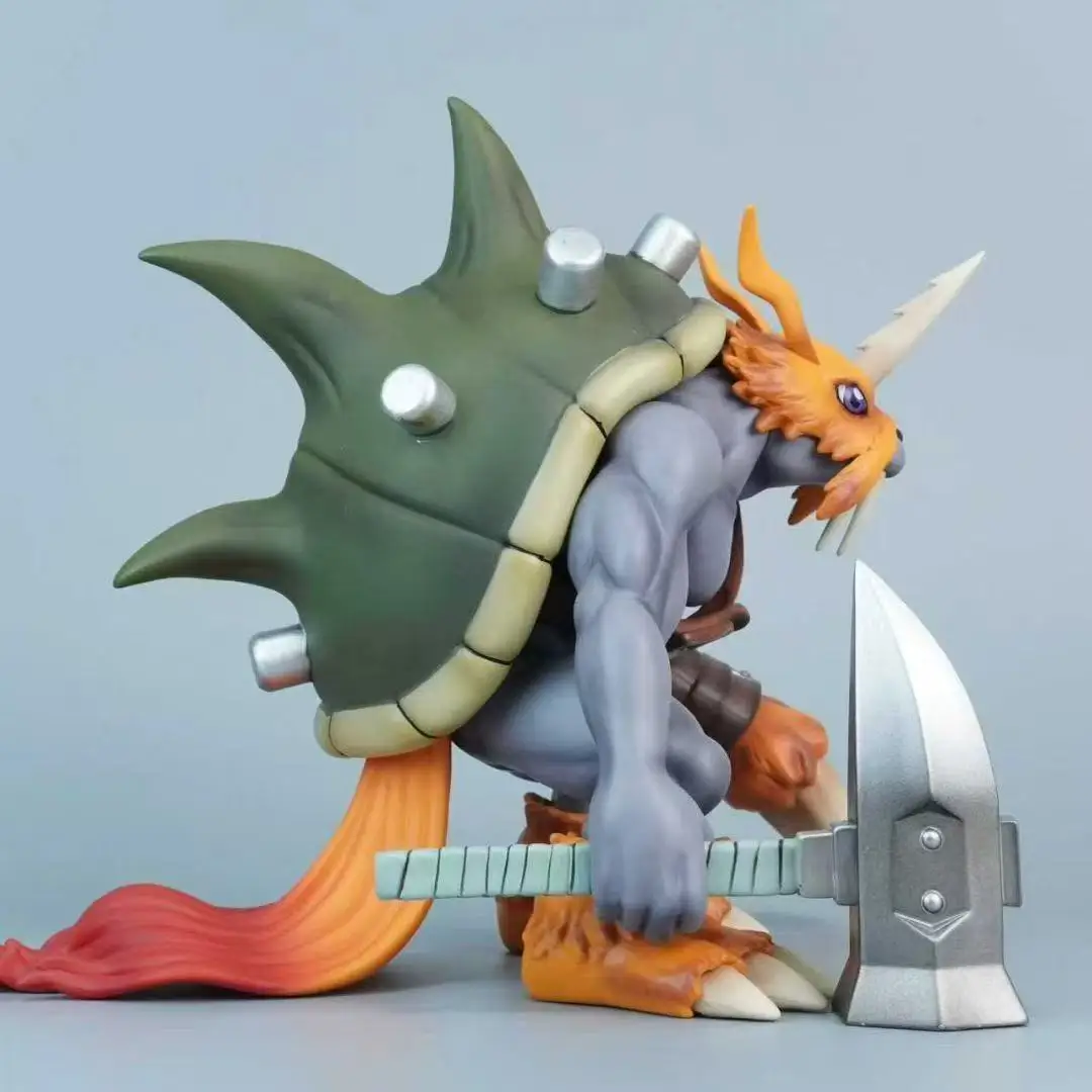 Figura de aventura de Digimon de Anime, figuras de acción de Zudomon, estatua de Pvc de 20cm, adorno de escritorio, juguetes de modelos coleccionables, regalos