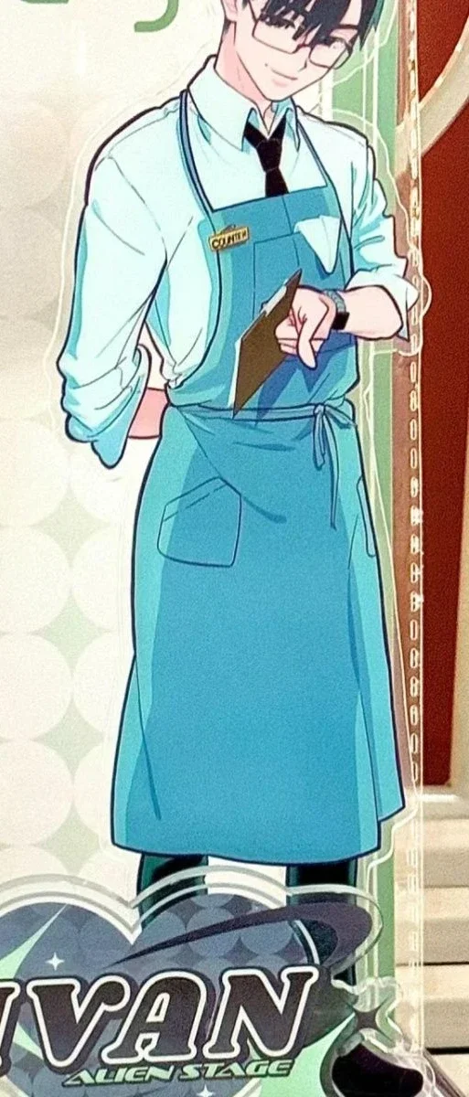 Anime ALIEN STAGE Till Ivan Cosplay Acrylic Stand Ornaments Action Figures Cartoon Model Christmas Gifts Girls