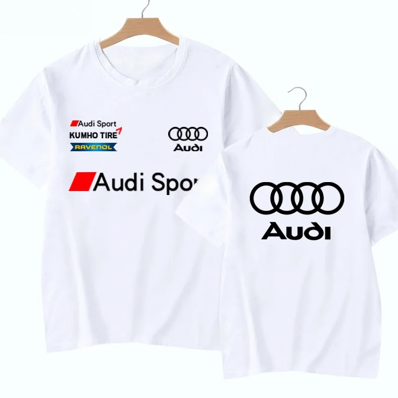 

Летний автомобильный болельщик Must-have Audi TCR Tour Audi Автомобильный гоночный костюм Футболка с короткими рукавами Мужская футболка с половиной рукавов Распродажа