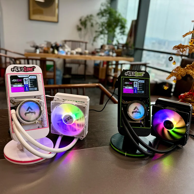 Bitaxe NerdQaxe++ 4.8TH/s BTC Minatore singolo Home Eternal Miner con metodo di raffreddamento ad acqua