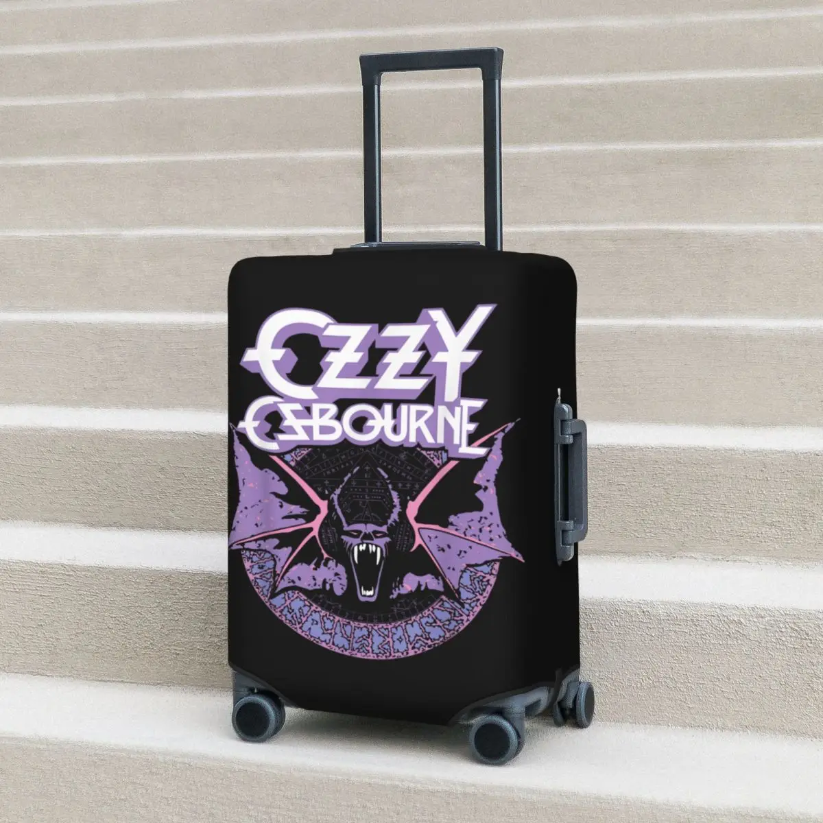 

Heavy Metal Rock Ozzy Osbourne Pastel Bat Suitcase Cover Flight Fun Luggage Supplies Business Protection