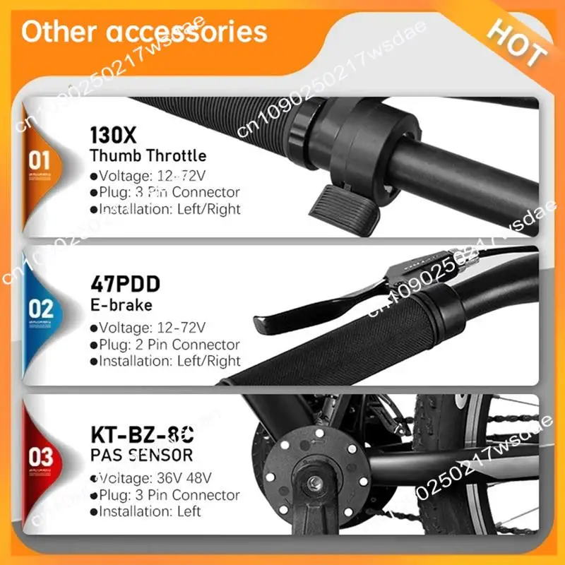 

X08A 36 В/48 В 16A электрический синусоидальный контроллер набор TF02S ЖК-дисплей с цветным экраном инструмент умный дисплей контроллер скутера