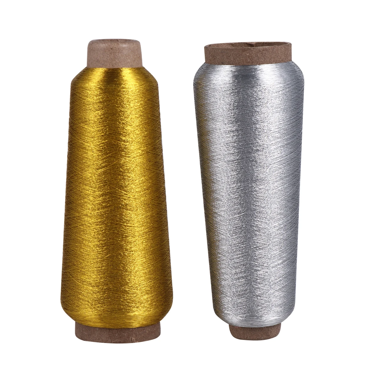 

4 Rolls Computer Embroidery Metal Threads Metallic Decorative Sewing Cross Stitch DIY Crafts String Art Tassels Kids for Elegant