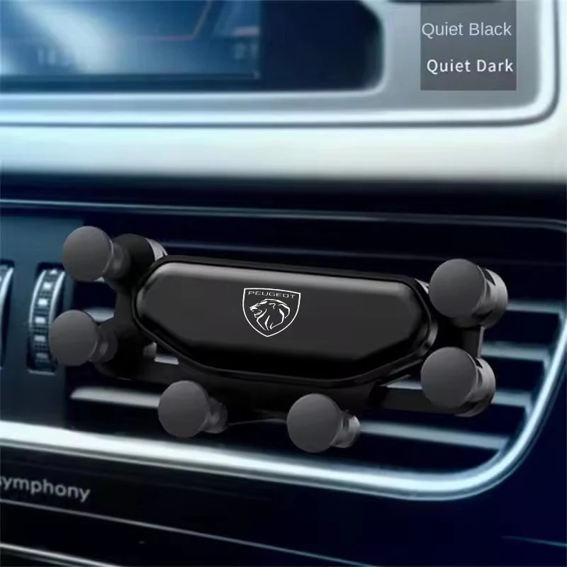 

Car Mobile Phone Holder Air Vent Mount Stand No Magnetic Cell Phone Holder For Peugeot 308 3008 208 307 Accessories