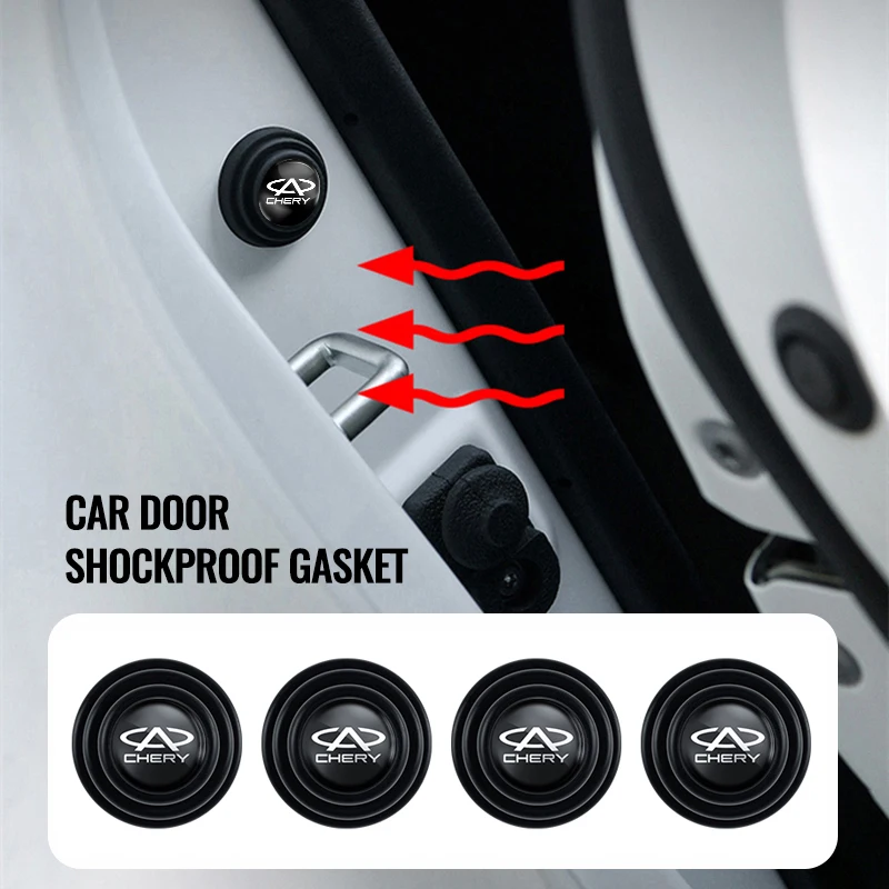 

Car Door Shockproof Silicone Gasket Buffer Pad Accessories For Chery Tiggo 5 2 3 7 8 PRO 5X 3X QQ Fulwin Face Arrizo A1 A3 A5 T1