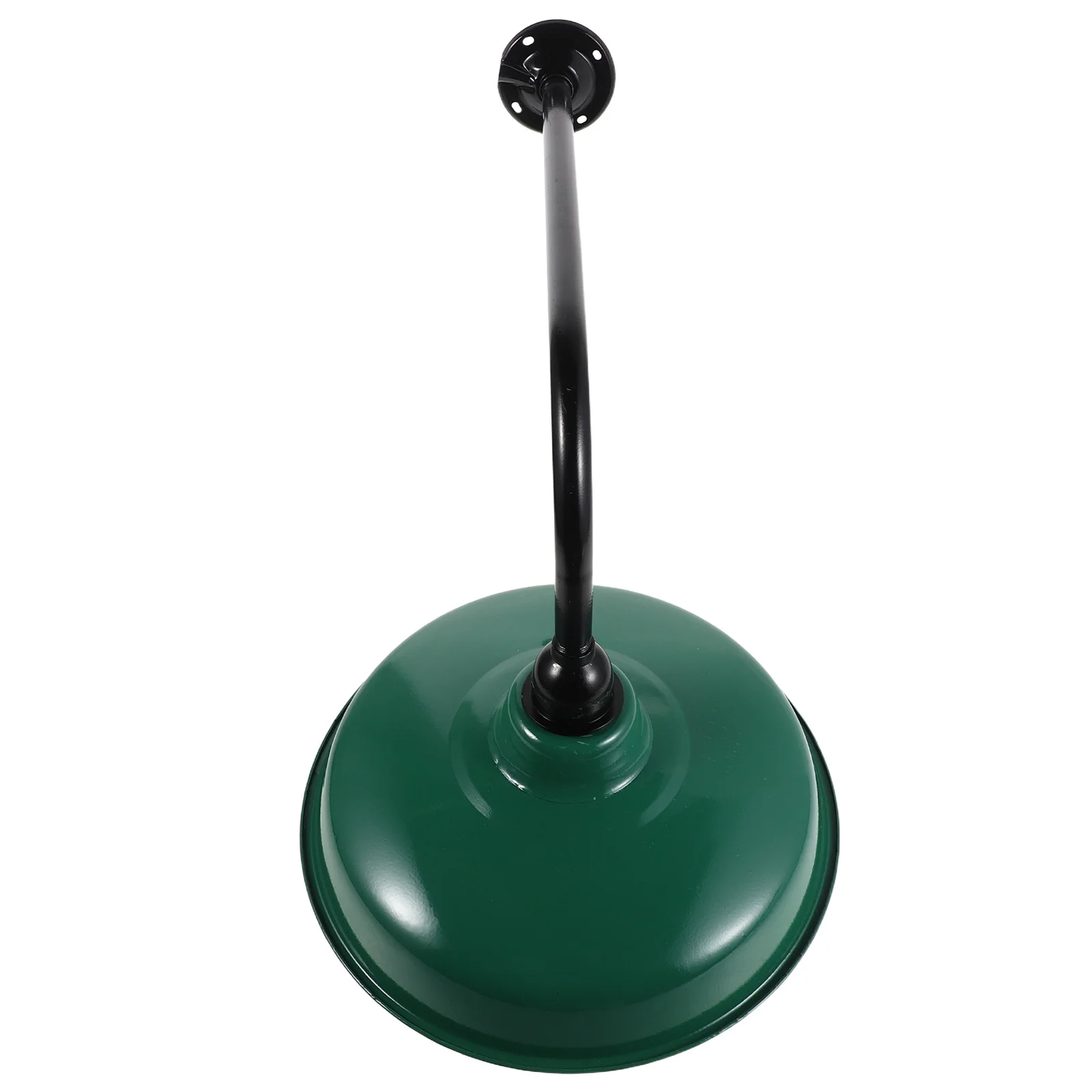 

Outdoor Waterproof Lamp Shade Green Enamel Ceiling Cover For Industrial Vintage Pendant Shade With Curved