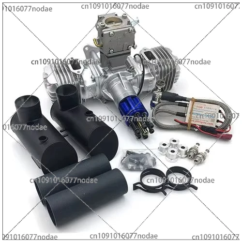 

130 RC модель бензинового двигателя 130CC перемещения двухцилиндровый двухтактный воздушный охлаждающий ручной запуск