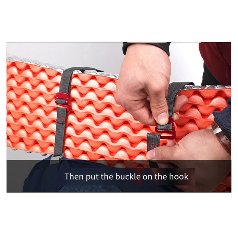 TOP Outdoor Quick Release Straps Tent Tie Rope Roof Tie Straps Tension Straps Backpack Tie Straps