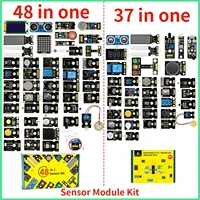 Keyestudio 37/48 In 1 Sensor Module Kit Gift Box For Arduino Starter Sensor Kit With Tutorial STEM Kids Programming Kit DIY Toys