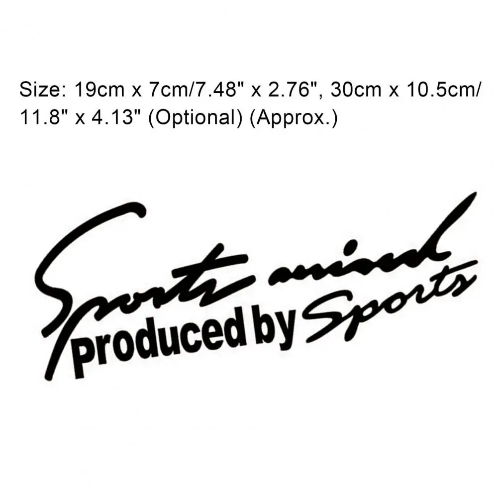 Self-adhesive  Cool Sports Mind Produced by Sport Sticker PET Exterior Car Sticker Creative